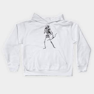 Skeleton with Bow and Arrow Kids Hoodie